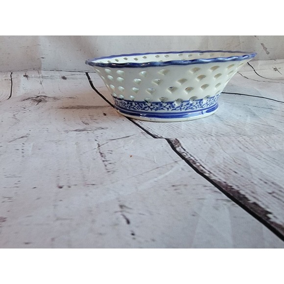 Decorative bowl from China 5.5 Inch Colorful flowers Springcore Countrycore - Picture 6 of 7